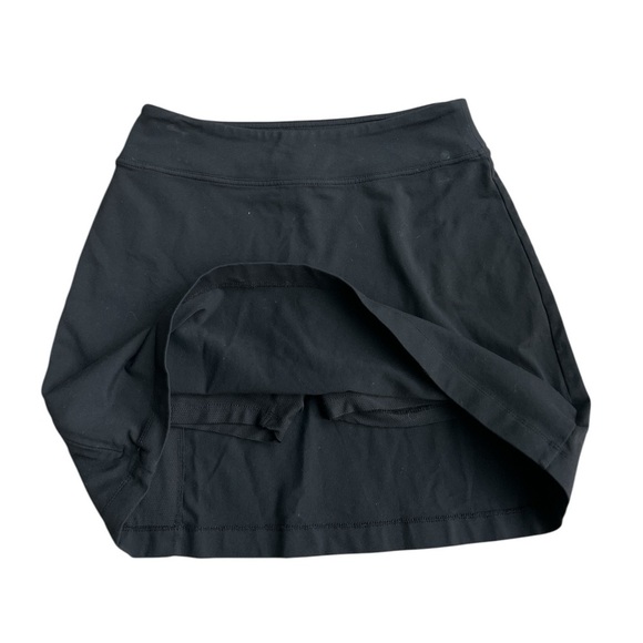 ATHLETA Excursion Hybrid Black Skort Built In Shorts Golf Tennis Pickleball - Picture 2 of 9